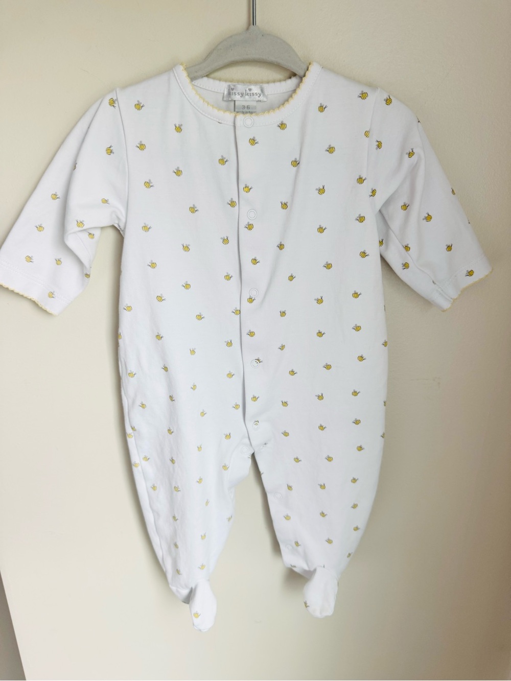 Kissy Kissy Buzzing Bee Footie Size 3-6M